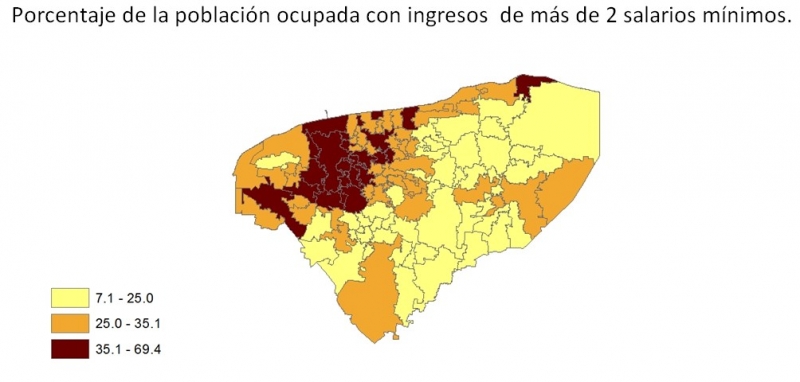 Una visión territorial de los ingresos en Yucatán